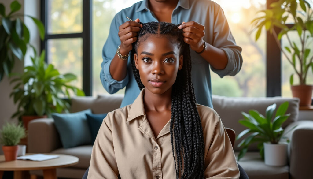 découvrez nos tarifs pour les tresses africaines à domicile, avec un détail complet des prix et des prestations pour un service personnalisé et de qualité.